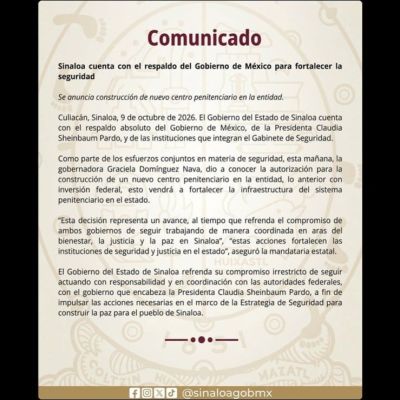 Anuncian-construccion-de-nuevo-centro-penitenciario-en-Sinaloa-con-inversion-federal