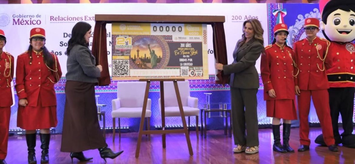 Consulado-de-Mexico-en-Nueva-York-cumple-200-anos-con-billete-conmemorativo-de-Loteria-Nacional