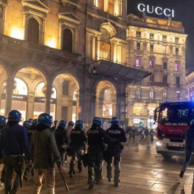 Disturbios-en-Milan-dejan-saqueos-incendios-y-policias-heridos
