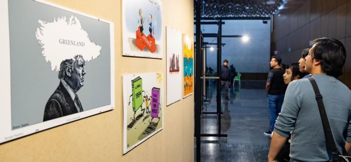 Inauguran-la-Bienal-Internacional-de-Caricatura-Tlatelolco-sobre-Un-nuevo-orden-mundial
