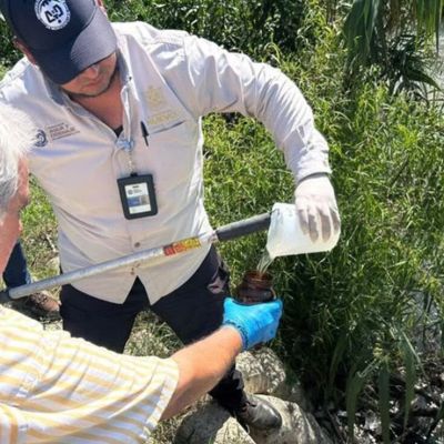 Supervisan-remediacion-por-derrame-de-hidrocarburos-en-el-rio-Pilon-Nuevo-Leon