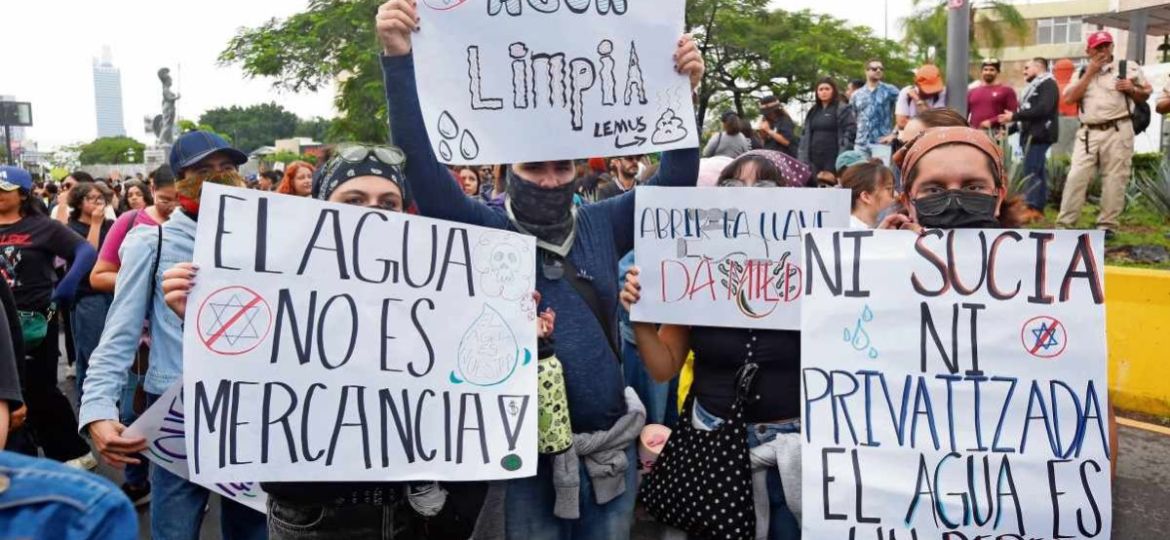 Vinculan-a-proceso-a-cuatro-detenidos-durante-protesta-por-agua-limpia-en-Guadalajara